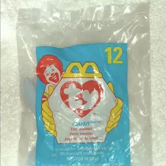 1998 McDonalds Happy Meal TY Peanut The Elephant - Picture 1 of 2